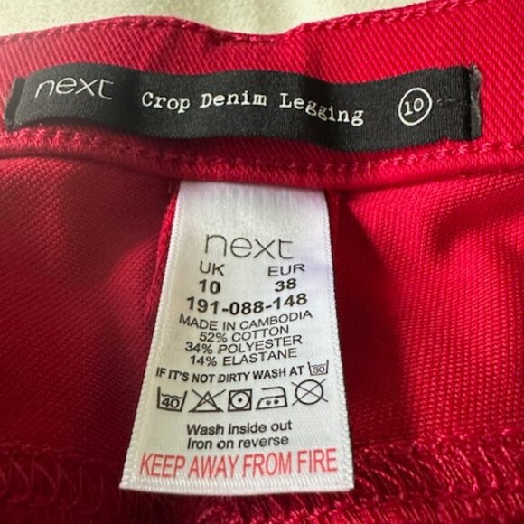 Next Crop Denim Legging - Picture 4 of 4